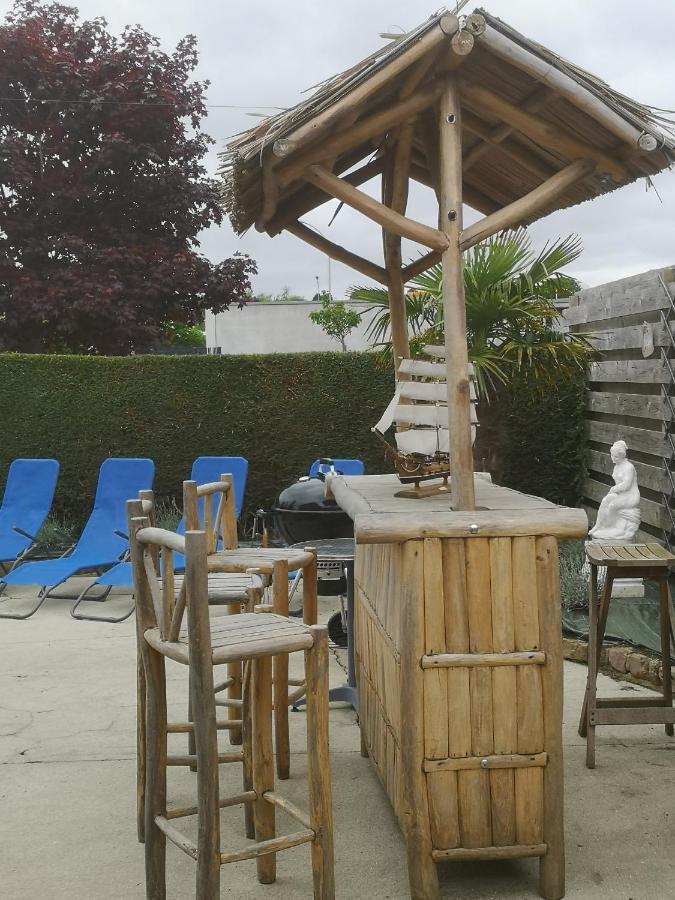 La Maison Du Bonheur Port-en-Bessin-Huppain Exteriör bild